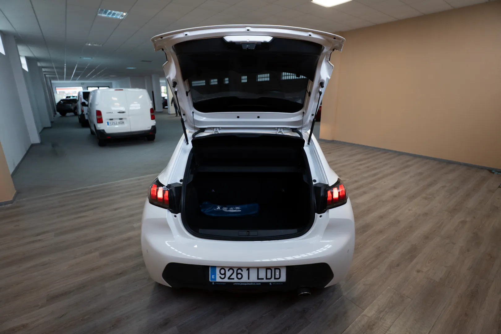 
								Peugeot 208 lleno									
