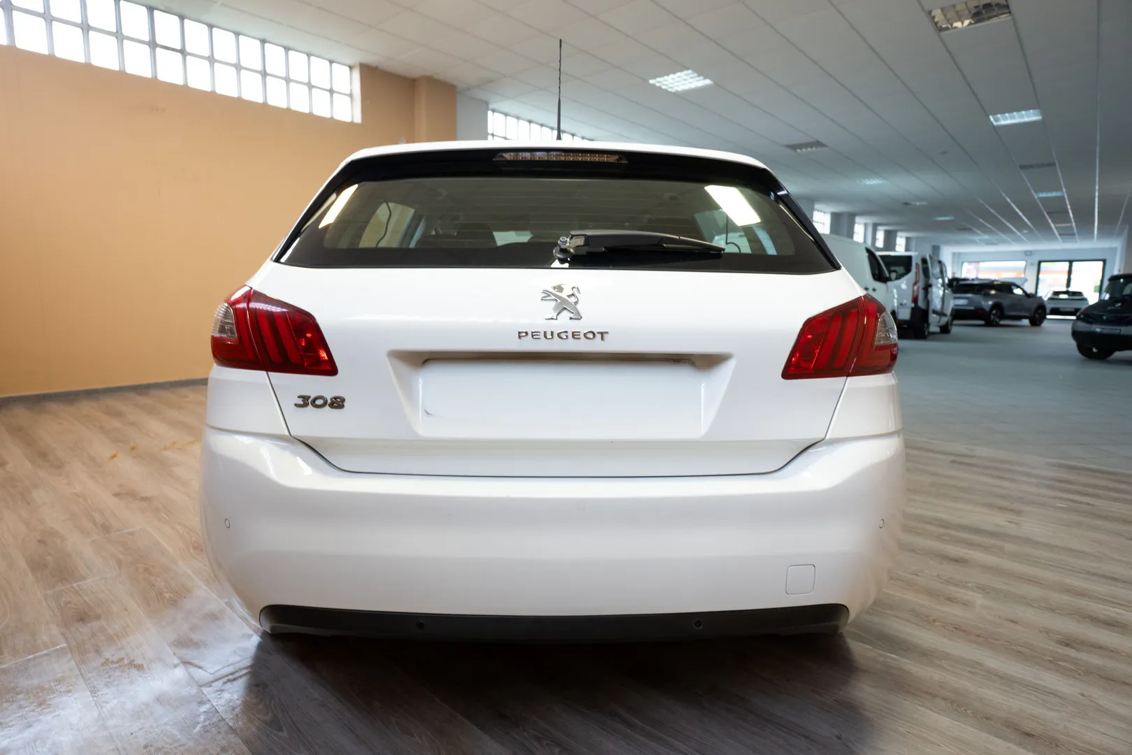 
								Peugeot 308 lleno									
